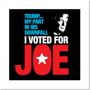 Voted for Joe (red) Posters and Art